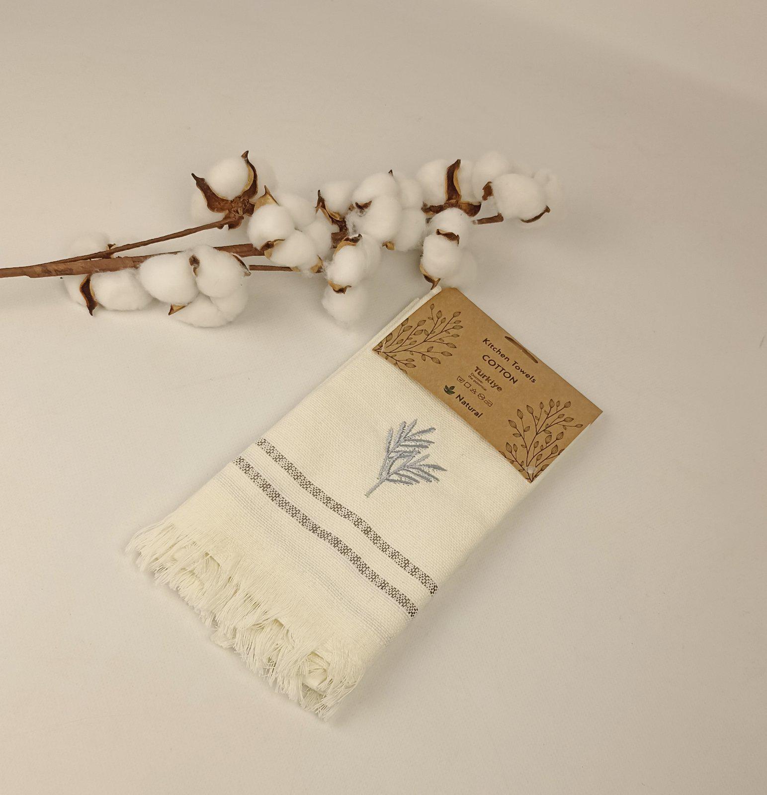 Набор вафельных полотенец Meteor Fringed Leaf 1 2 шт. (CN37677)