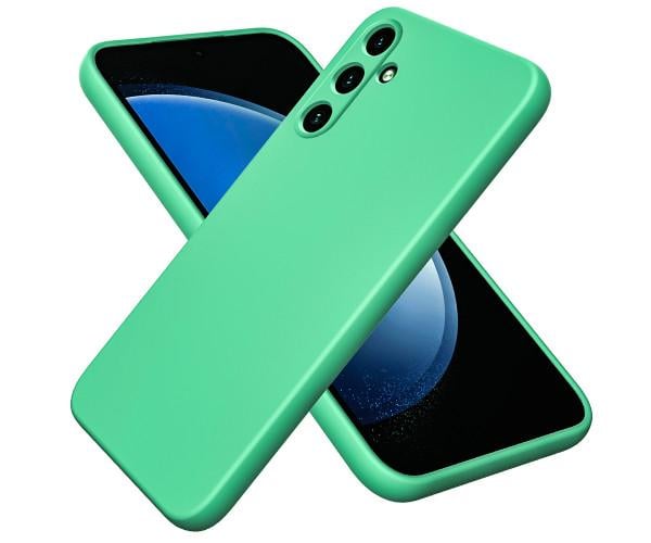 Чехол - накладка Silicone Cover Full для Samsung Galaxy S24 FE Зелёный