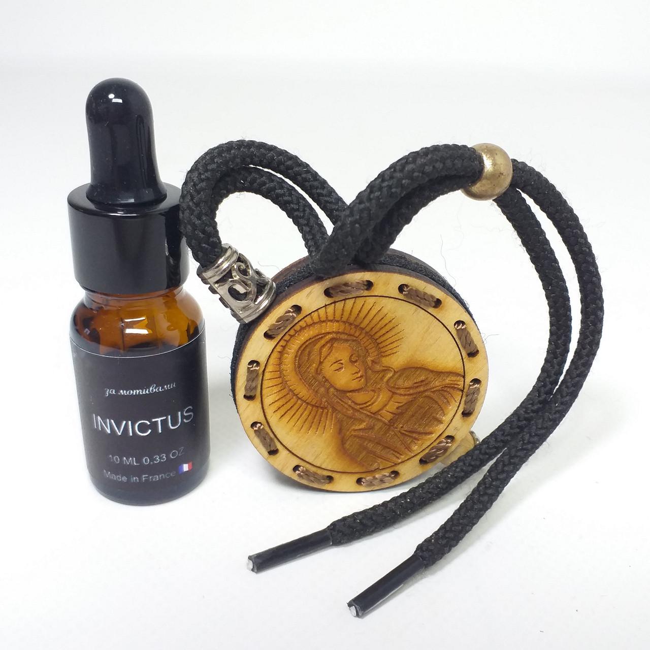 Ароматизатор в машину из дерева и войлока с иконой и ароматом Invictus (KG-12792) - фото 2 Ароматизатор в машину из дерева и войлока с иконой и ароматом Invictus (KG-12792) - фото 2