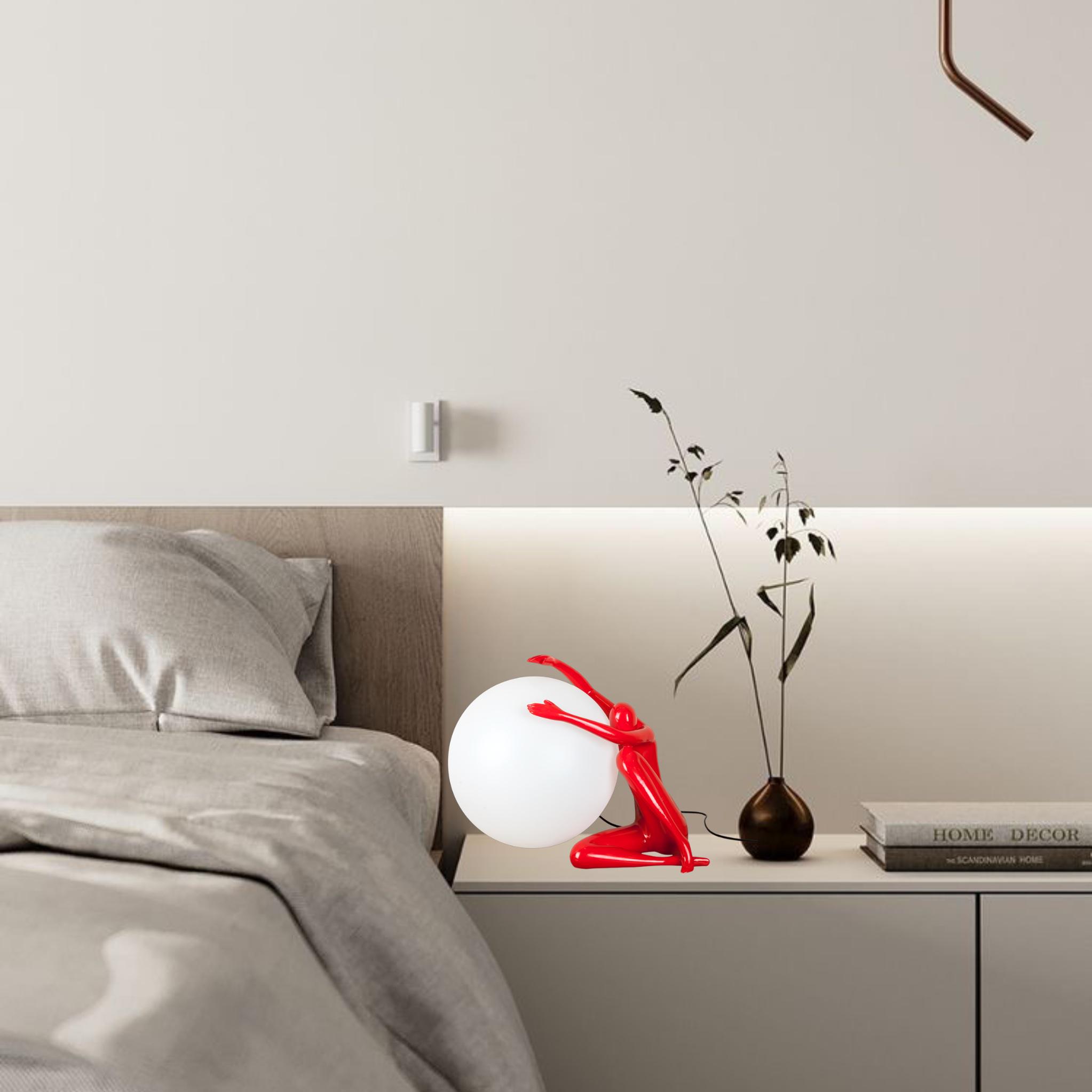 Настільна лампа 999-004 Куля Lady 30 см Red (999-004 RED) - фото 3