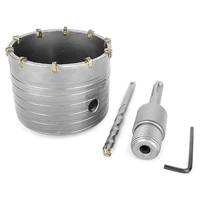 Комплект Intertool SD-7080 сверло корончатое по бетону 80 мм + переходник SDS Plus 100 мм (118581) - фото 4 Комплект Intertool SD-7080 сверло корончатое по бетону 80 мм + переходник SDS Plus 100 мм (118581) - фото 4