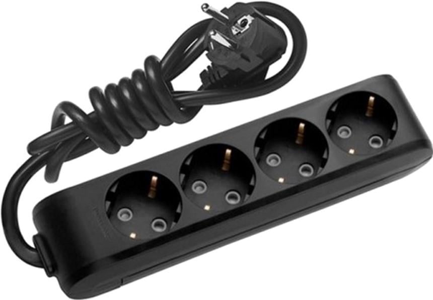 Удлинитель Panasonic X-tendia 4 розетки 5 м с заземлением Черный (16233-е) Удлинитель Panasonic X-tendia 4 розетки 5 м с заземлением Черный (16233-е)