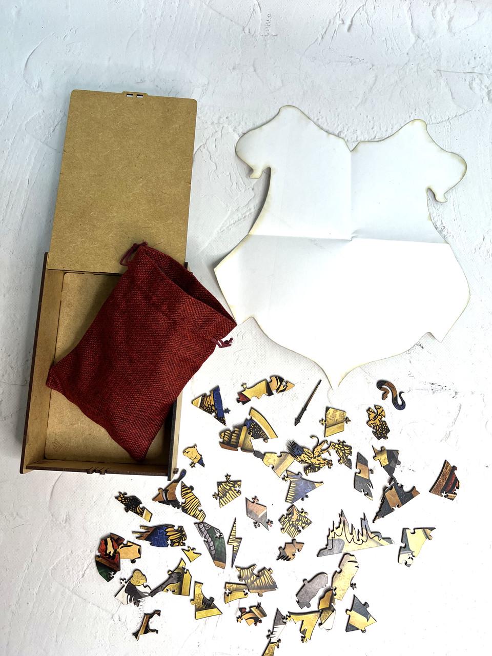 Пазл дерев'яний Max Woody Хогвартс (12231609) - фото 4 Пазл дерев'яний Max Woody Хогвартс (12231609) - фото 4