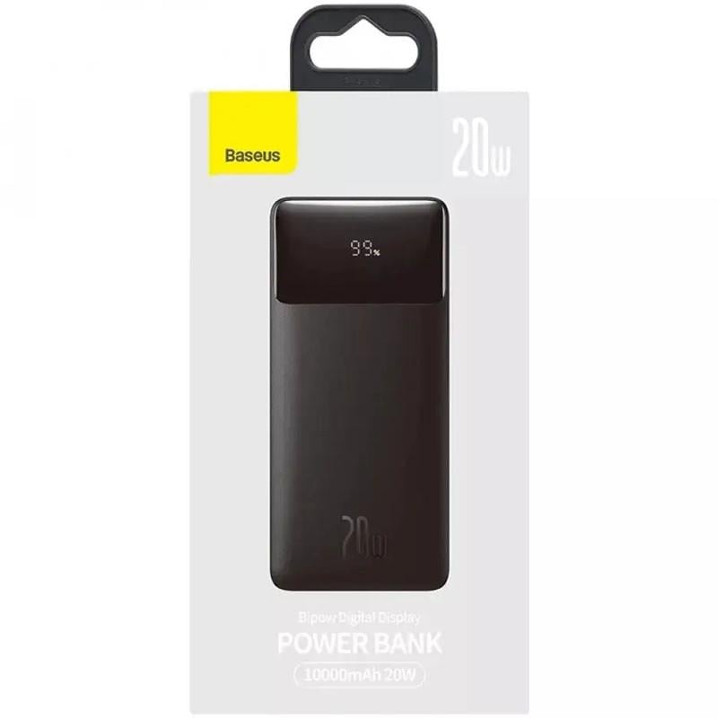 Повербанк Baseus Bipow Overseas 20W 10000 mAh Black (PPBD050301) - фото 4