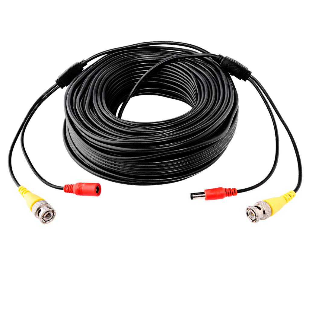 Кабель видеонаблюдения GreenVision GV-BNC+DC 30 м (25878676)