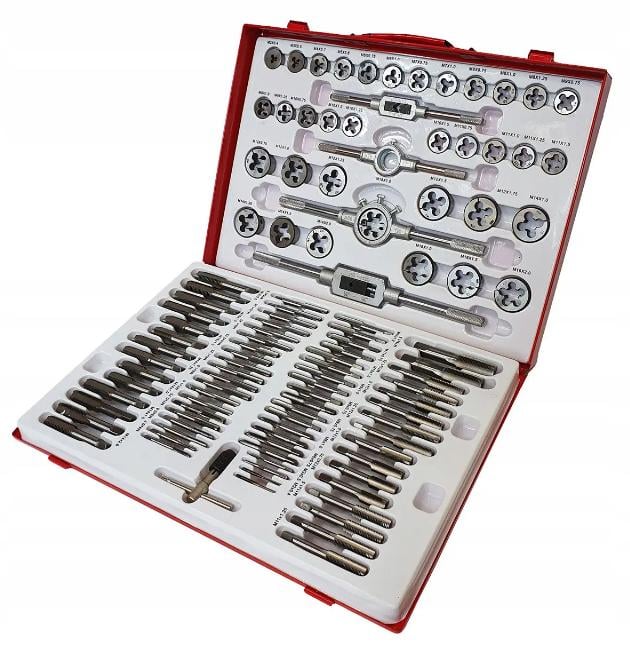 Набор метчиков и плашек Silver M2-M18 110 шт.