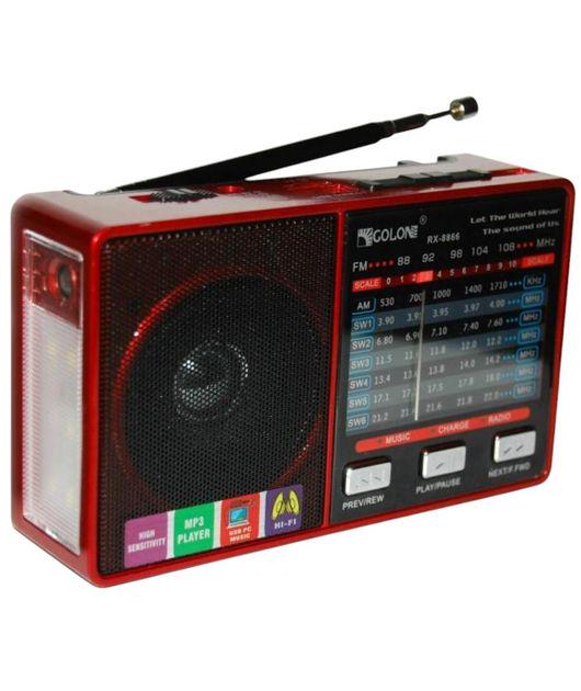 Радиоприемник Golon RX-8866 аккумуляторный с фонарем и mp3 плеером (3082) Радиоприемник Golon RX-8866 аккумуляторный с фонарем и mp3 плеером (3082)