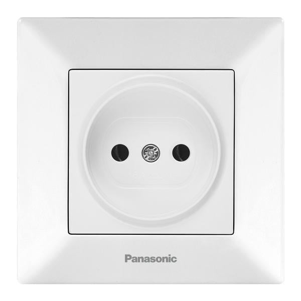 Розетка Panasonic Arkedia Slim одинарная Белый (23831009)
