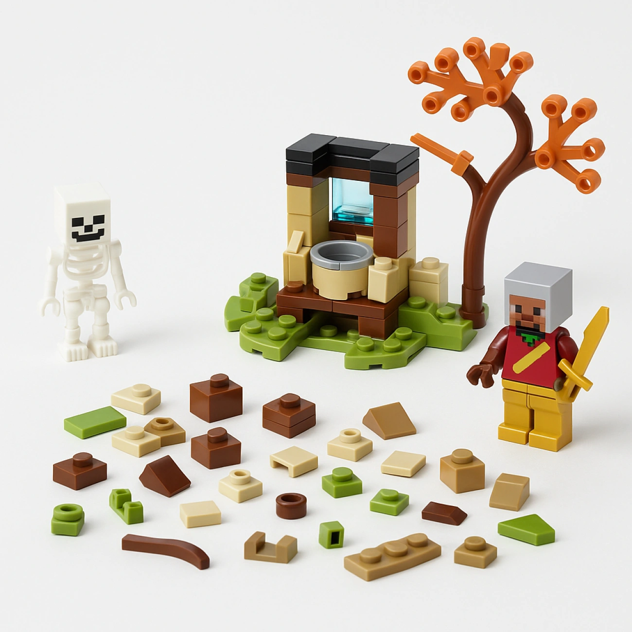 Конструктор детский Minecraft Схватка в руинах долины MG1335D 298 дет. (29219997)