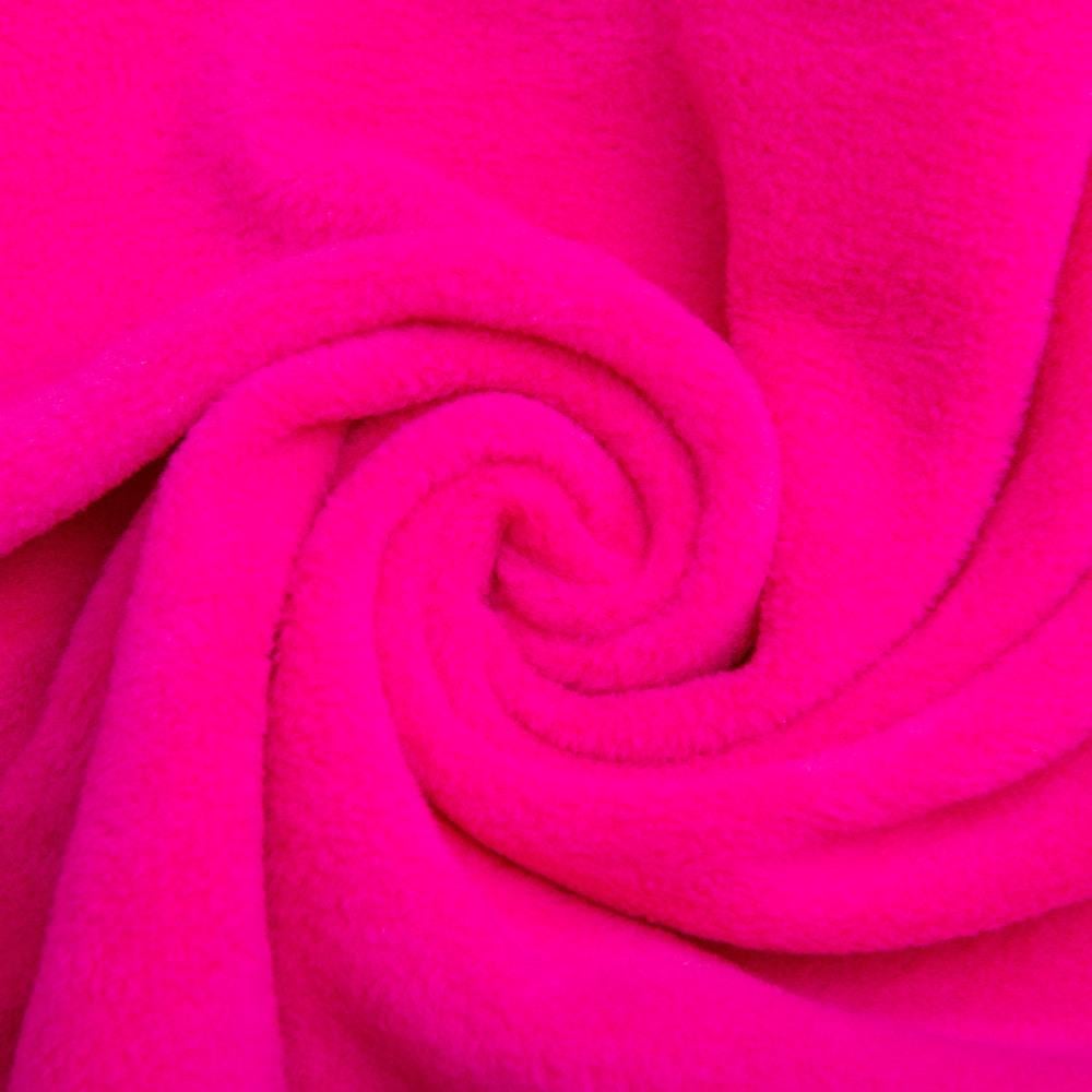 Ткань флис Полар однотонный Малина (25098)