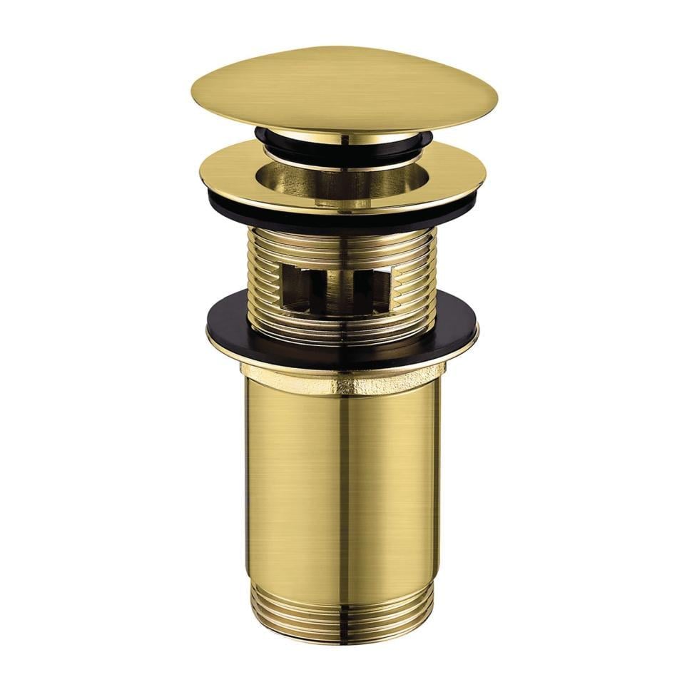 Клапан донный Omnires для раковины 1 1/4" Золотой (KRMS-A706BSB)
