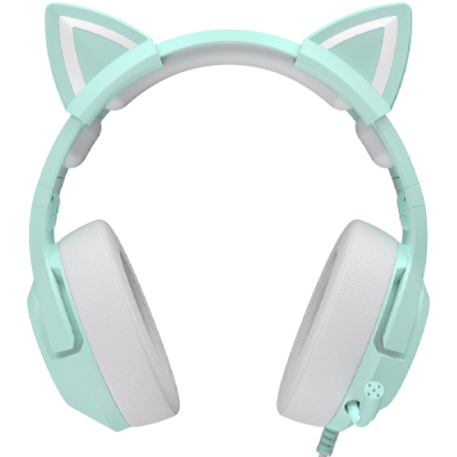 Наушники ONIKUMA Gaming CAT with LED K9 2,2 м Green