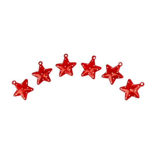 Комплект елочных игрушек Звездочки 6 шт. (013NY)
