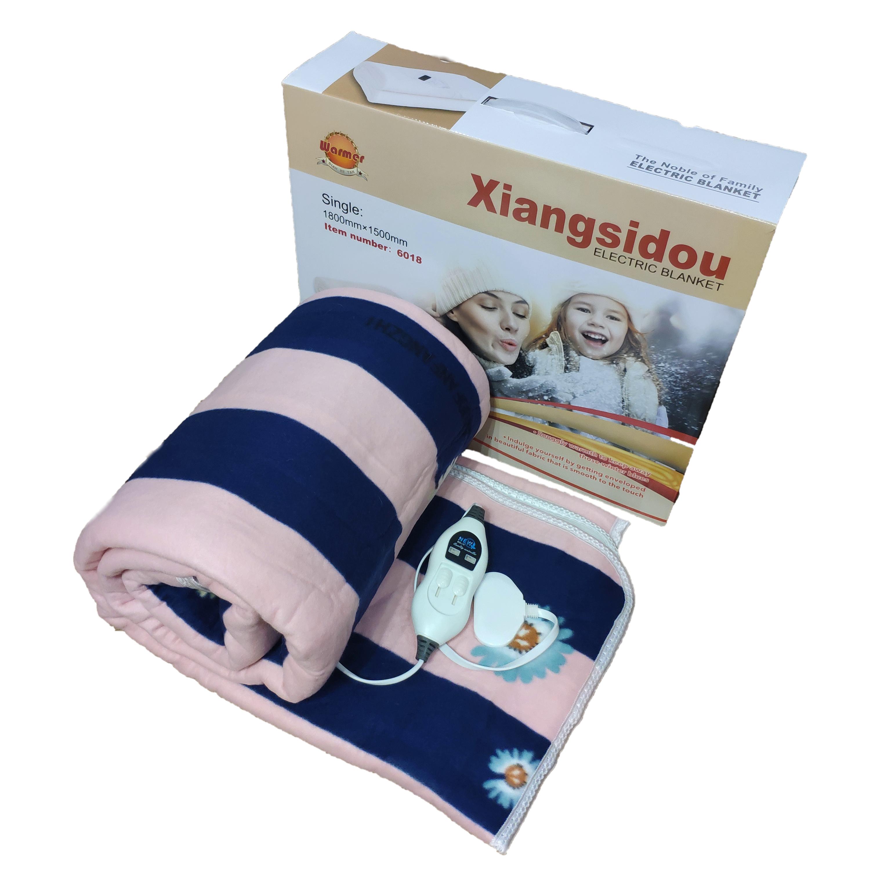 Електропростирадло велюрове XIA 6018 двозонне 180х150 см (22405205)