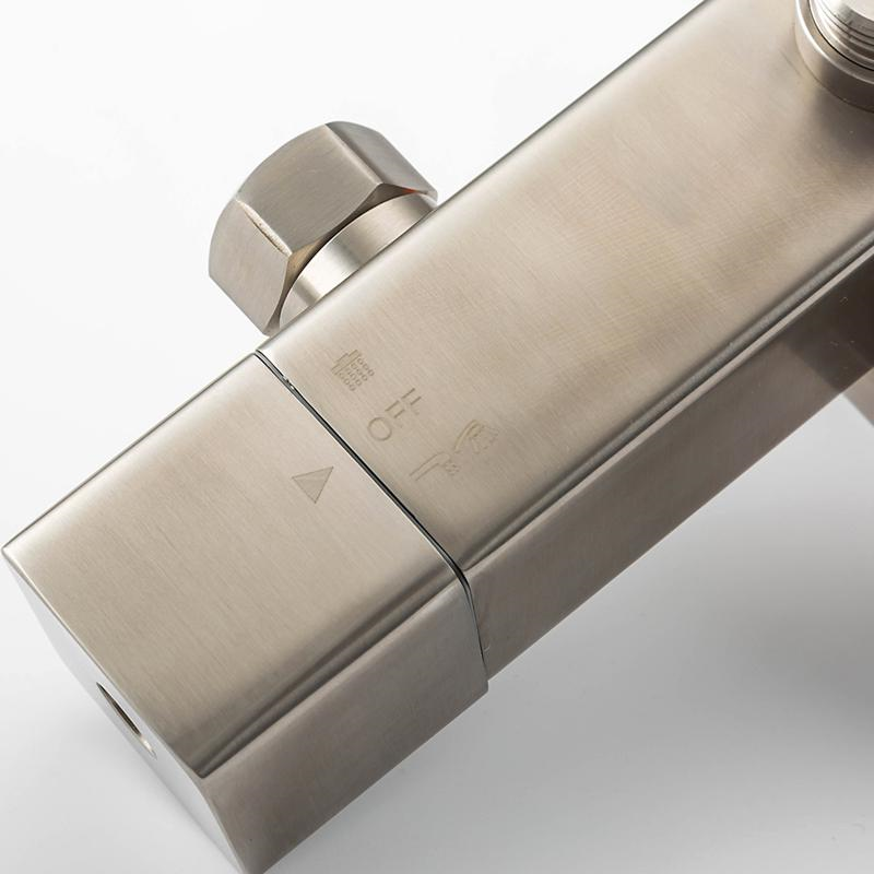 Душевая система с термостатом Gappo G2499-40 Сатин (1042414) - фото 10 Душевая система с термостатом Gappo G2499-40 Сатин (1042414) - фото 10