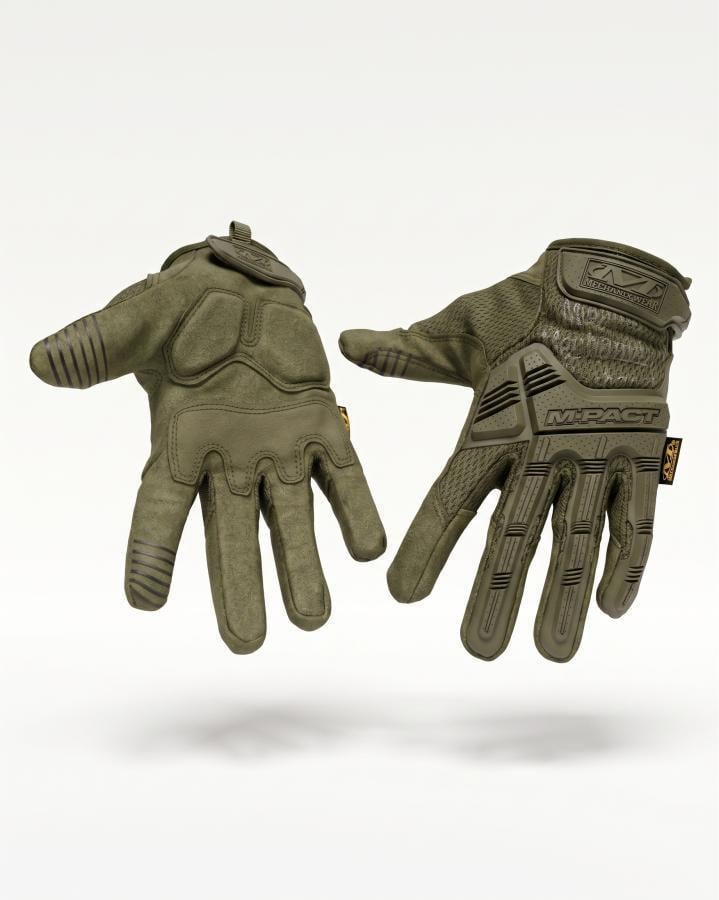 Перчатки тактические Mechanix M-Pact Oliva (ВТ7354)
