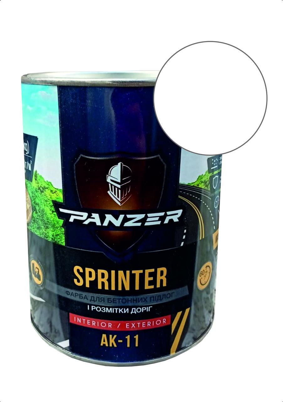 Эмаль Panzer АК-11 для бетонного пола и дорожной разметки 2,8 кг Белый (28716342)
