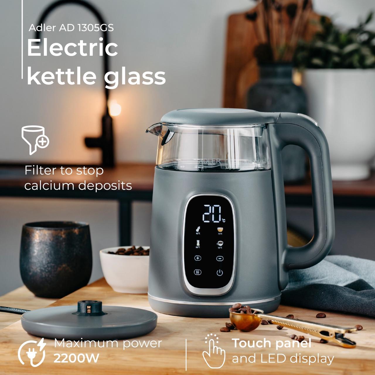 Электрочайник Adler AD 1305 с регулировкой температуры (04093) - фото 8