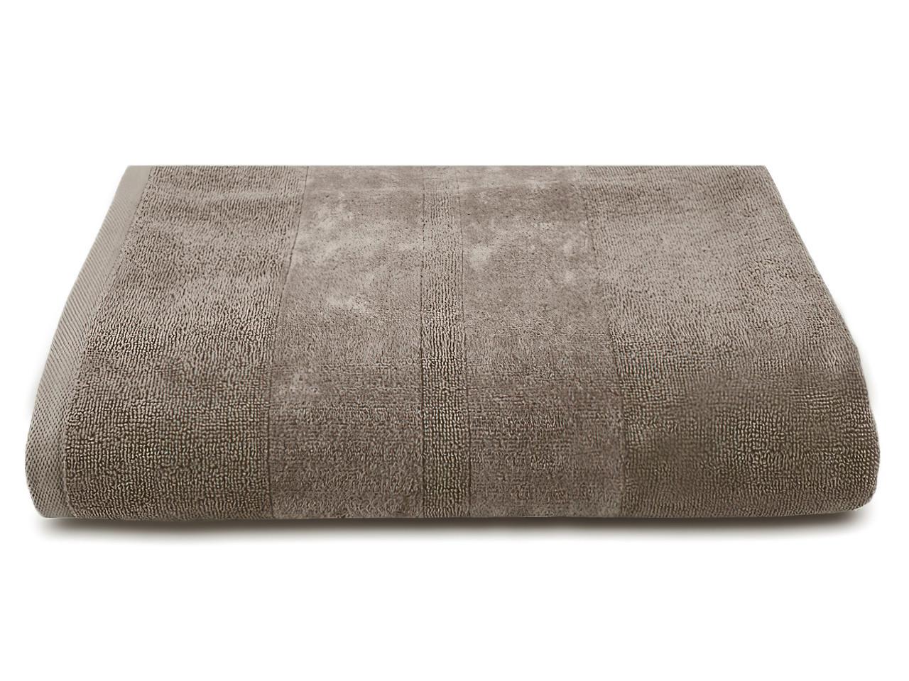 Полотенце банное махровое PHP Joy Carbonio 100x150 см Серо-коричневый