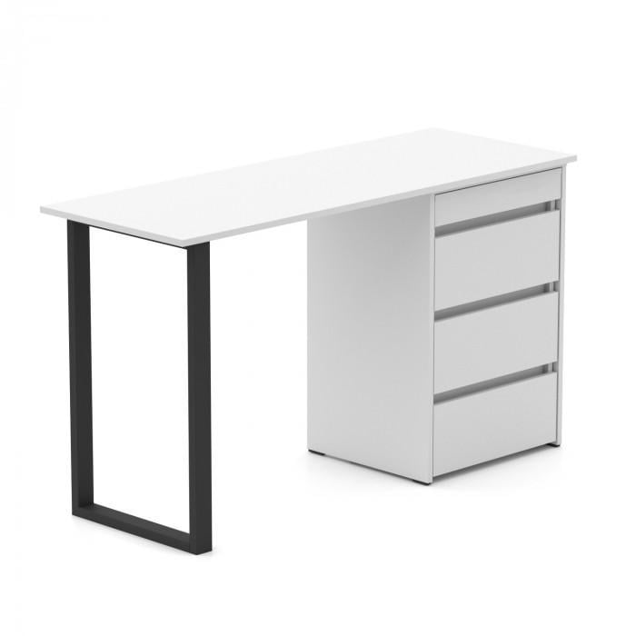 Стіл-комод трансформер Knap Knap Shiron Jumbo з додатковою поворотною стільницею Білий - фото 4