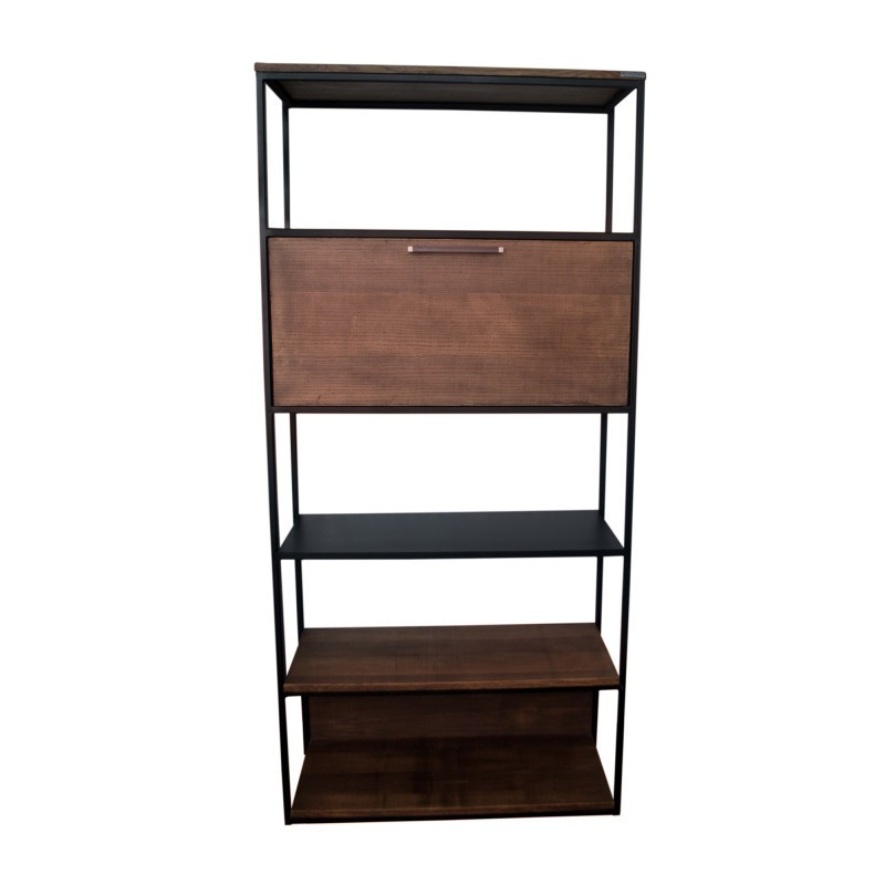 Стеллаж для хранения Loft NS-1642 2130x900x350 мм Черный (6156d57b3edc877ba858989e)