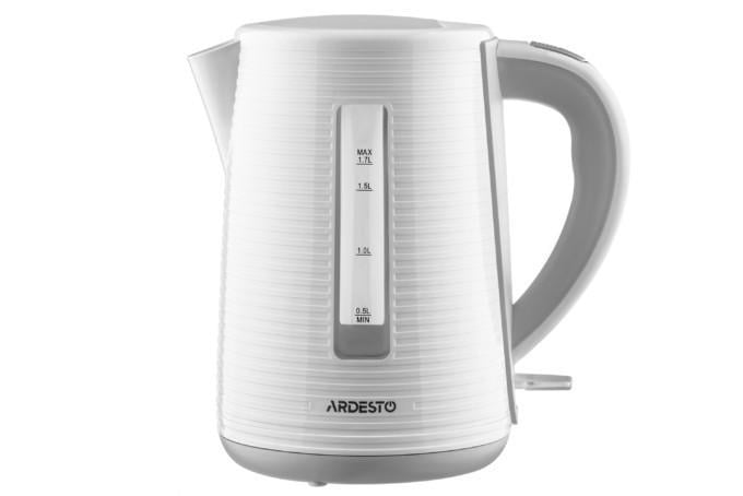 Электрочайник Ardesto EKL-F17WG 1,7л Бело-Серый (2373953665)