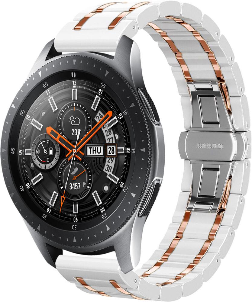 Ремешок керамический Ceramo для Galaxy Watch 42 мм Pink/White (28723-52)