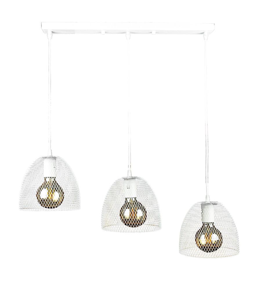 Подвесной светильник Levistella 907-013F-3 WH 500 в стиле лофт на 3 плафона 175х160 мм (14-16-LVS2274)