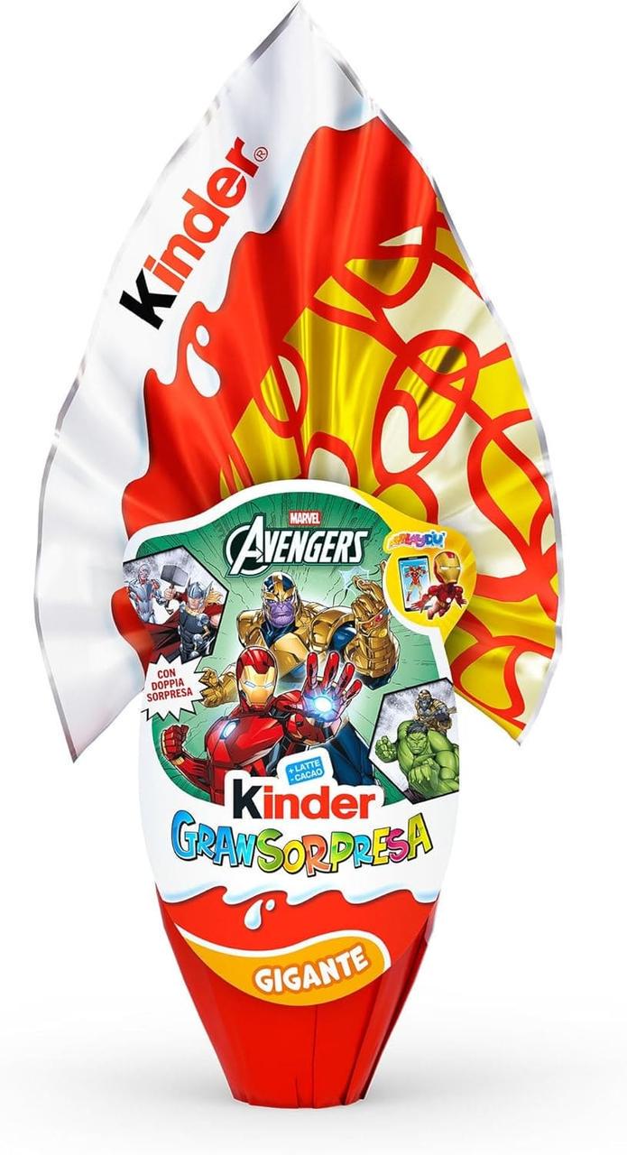 Шоколадне яйце Kinder GranSorpresa Giant Marvel Easter Egg 320 г (2959062917)