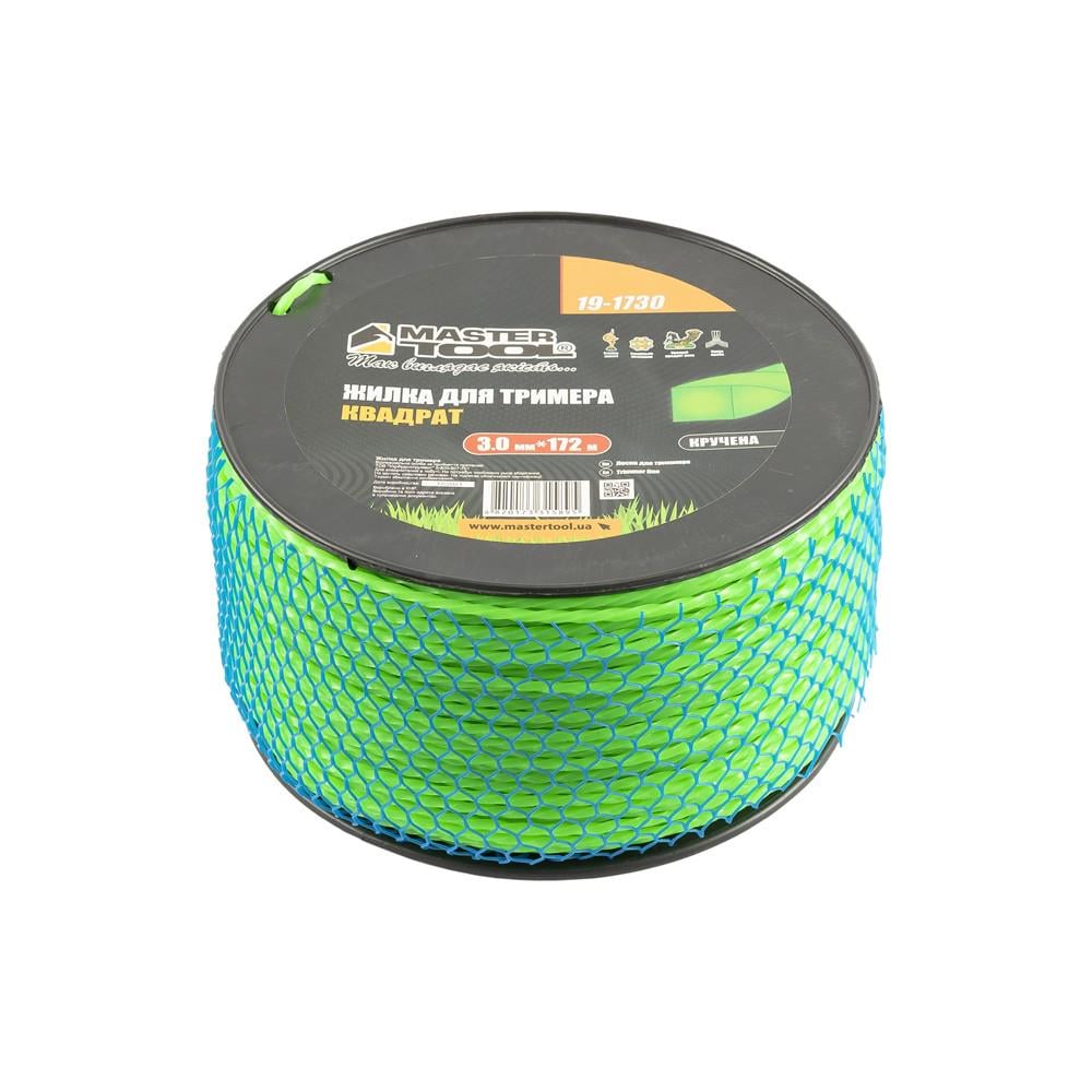 Волосінь для тримера MasterTool квадратна кручена 3 мм х 172 м (19-1730)