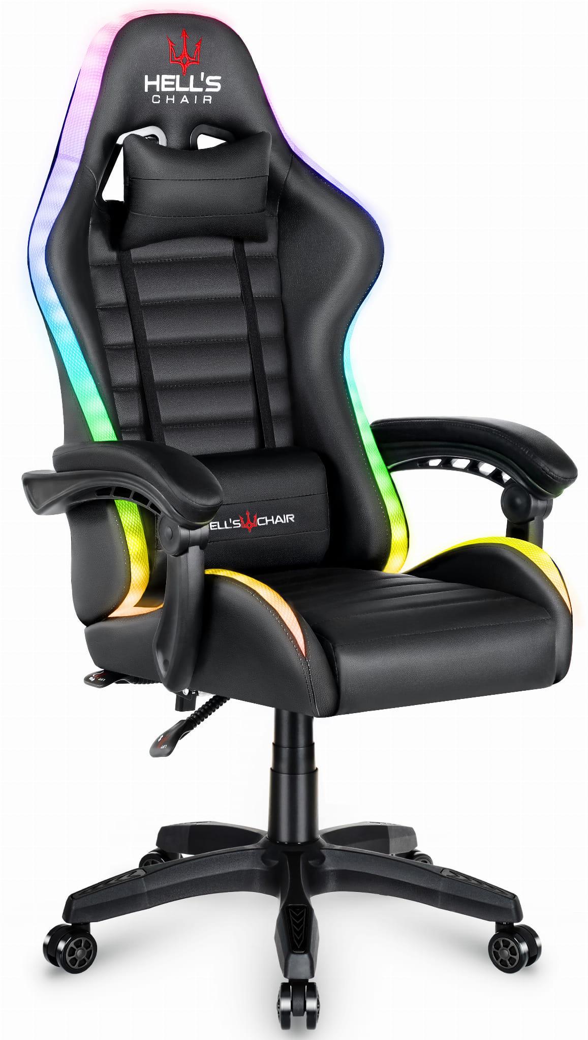 Компьютерное кресло Hell's HC-1003 LED RGB Black (5904204981866)
