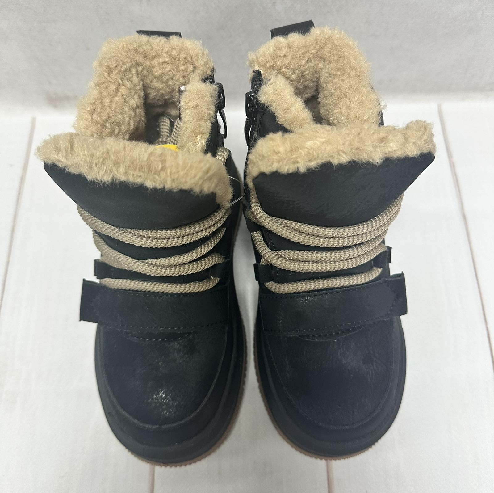 Черевики дитячі Clibee зимові на овчині р. 29/19 см Чорний - фото 6