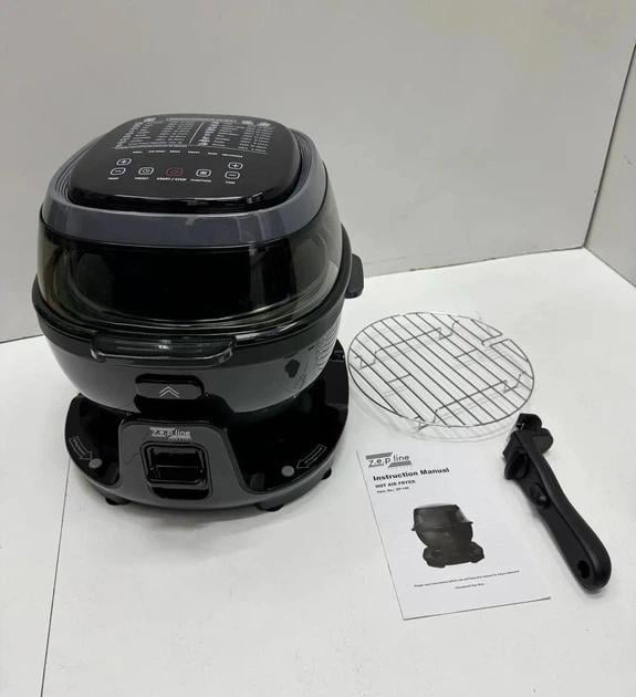 Аэрофритюрница Zepline ZP-140 Smart с сенсорным экраном 10 л 4000 Вт Черный (ZP-140) - фото 4