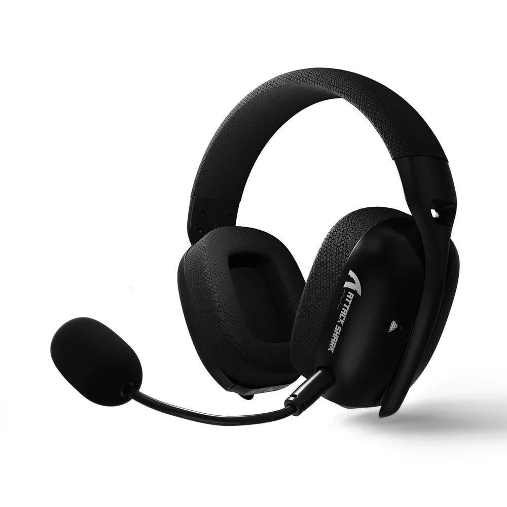 Наушники Attack Shark L80 Pro беспроводные Bluetooth и 2.4G игровые для ПК/PS/Switch телефона Черный (136170)
