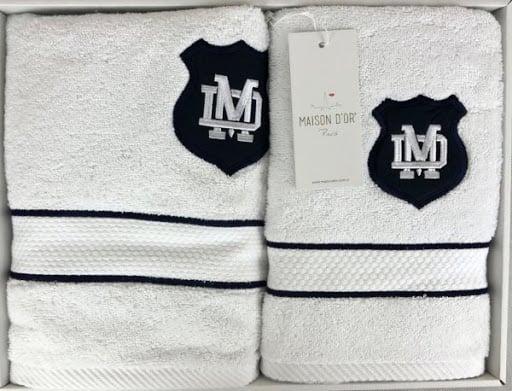 Набір рушників Maison D'or 3 шт. Alain White (CN2689) - фото 2 Набір рушників Maison D'or 3 шт. Alain White (CN2689) - фото 2
