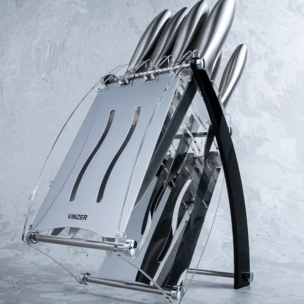 Набор кухонных ножей Vinzer Razor 9 пр. (50112) - фото 9