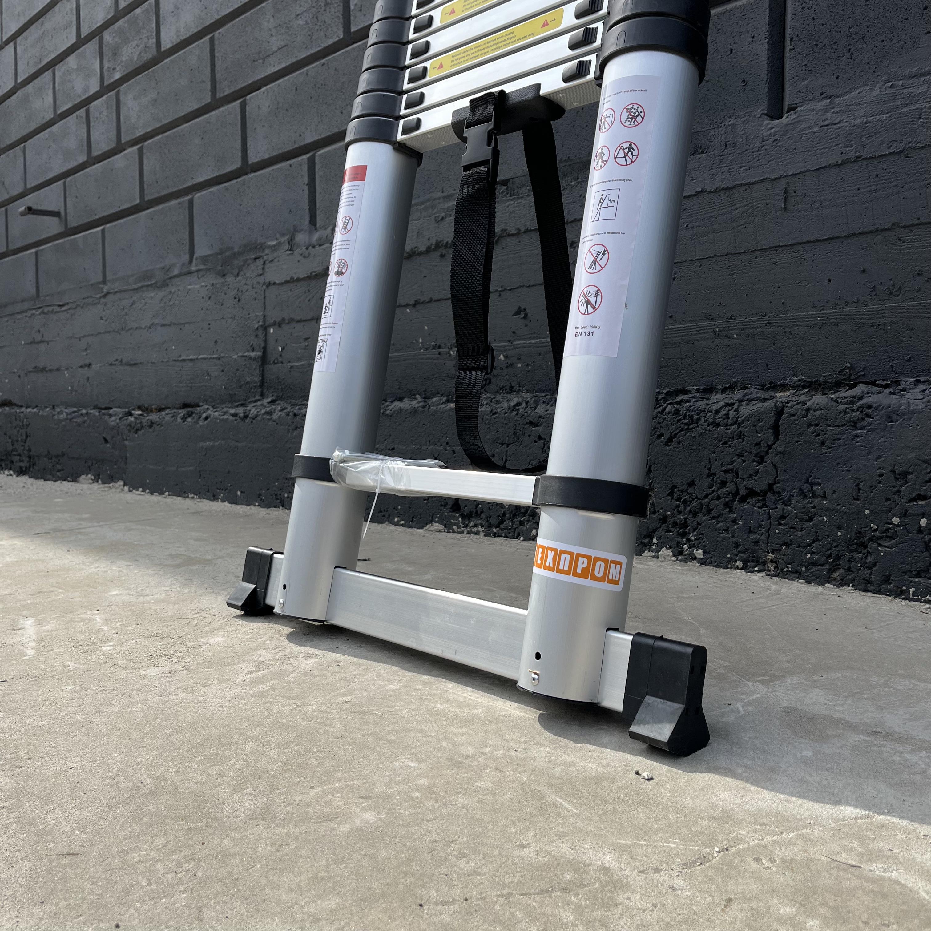 Лестница профессиональная телескопическая 16 ступеней 6 м - фото 2 Лестница профессиональная телескопическая 16 ступеней 6 м - фото 2