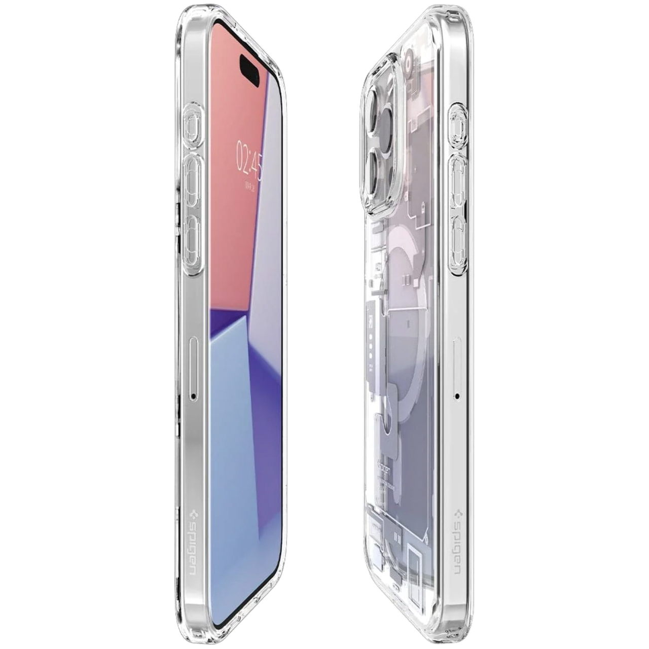 Чехол накладка Spigen U.H.MAG Zero One Case with MagSafe for iPhone 15 Pro Max White (ACS07034) - фото 8