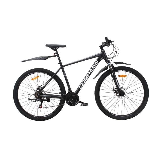 Велосипед CrossBike COMPASS 29" 20" Чорний/Сірий (598)