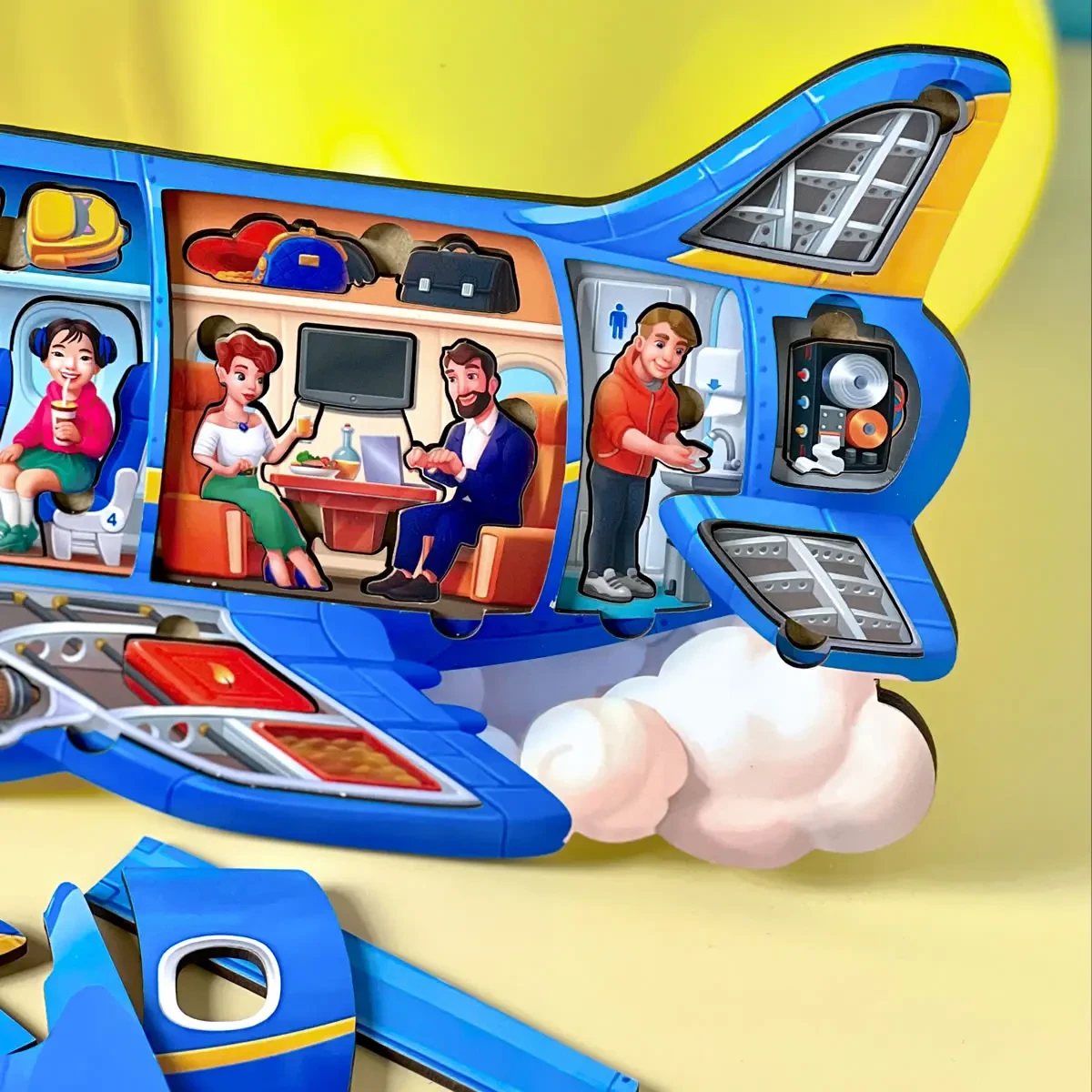 Дерев'яна рамка-вкладка Літак - фото 10 Дерев'яна рамка-вкладка Літак - фото 10