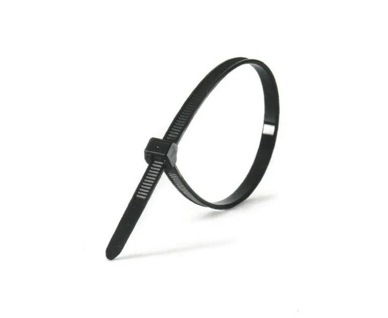 Стяжка-хомут кабельная АСКО-Укрем CHS УФ-стойкая нейлон 120х2,5 мм 100 шт. Черный (A0150090068)