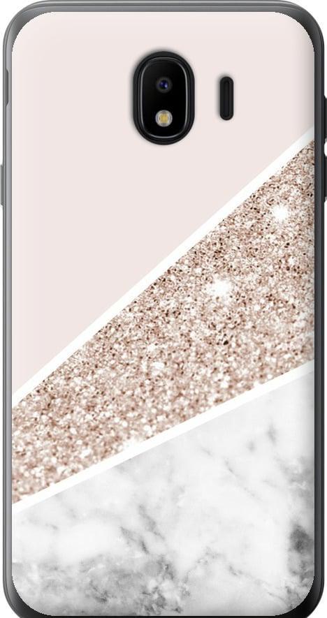 Чехол на Samsung Galaxy J4 2018 Пастельный мрамор (4342u-1487-42517)