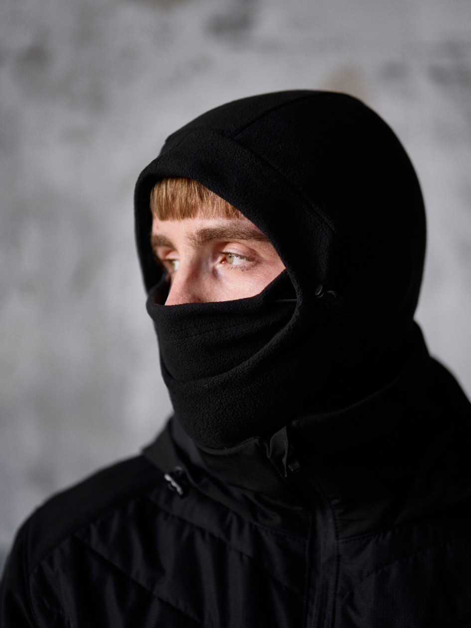 Балаклава флісова Varrior трансформер Чорний (25538)