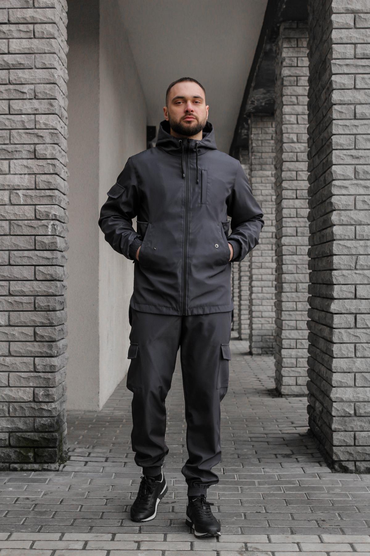 Костюм чоловічий Easy Softshell 2014354758 S Сірий (2014354758/1/1)