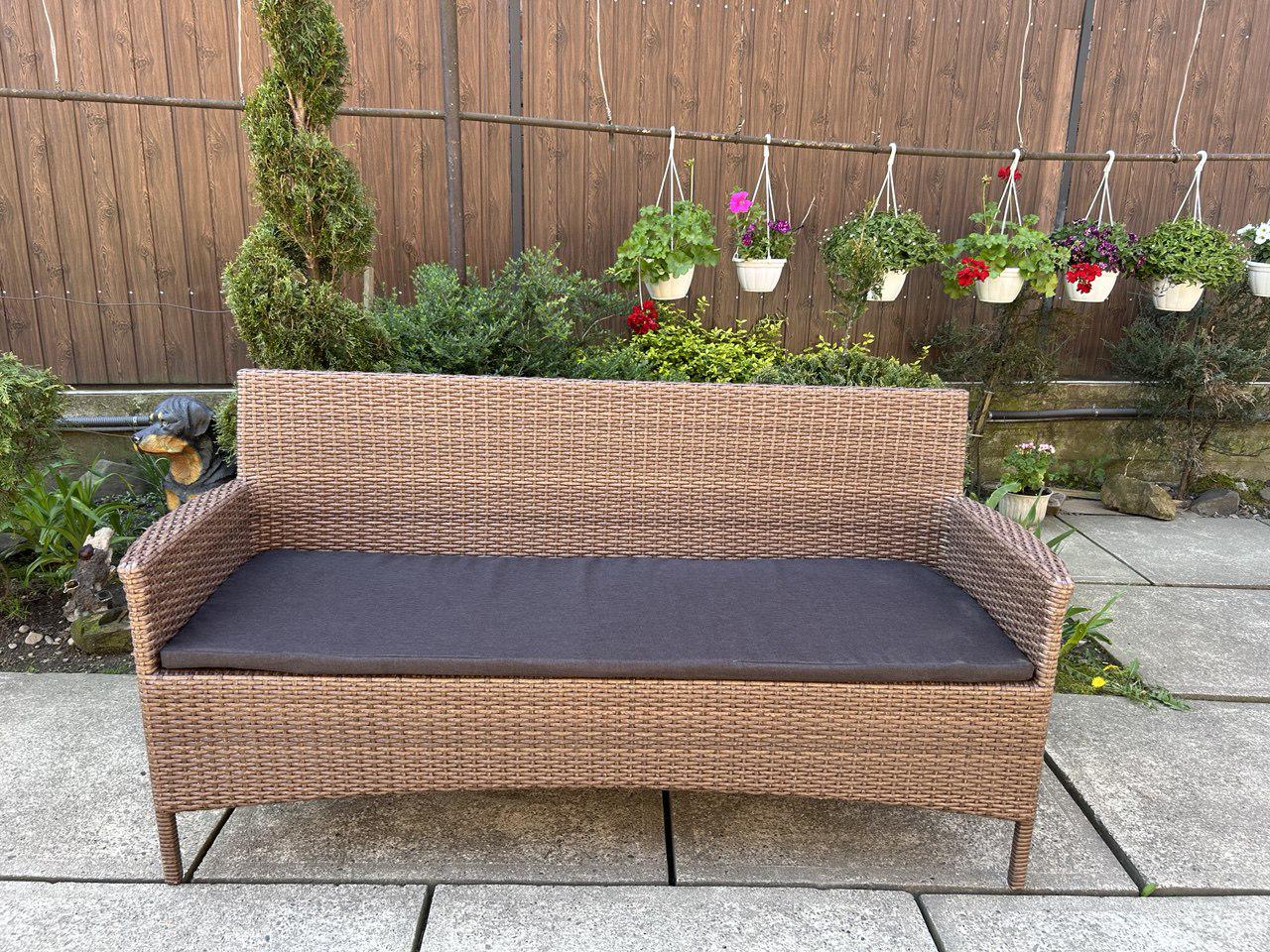 Диван ротанговый уличный Сімейний Затишок 155х52 см - фото 10 Диван ротанговый уличный Сімейний Затишок 155х52 см - фото 10