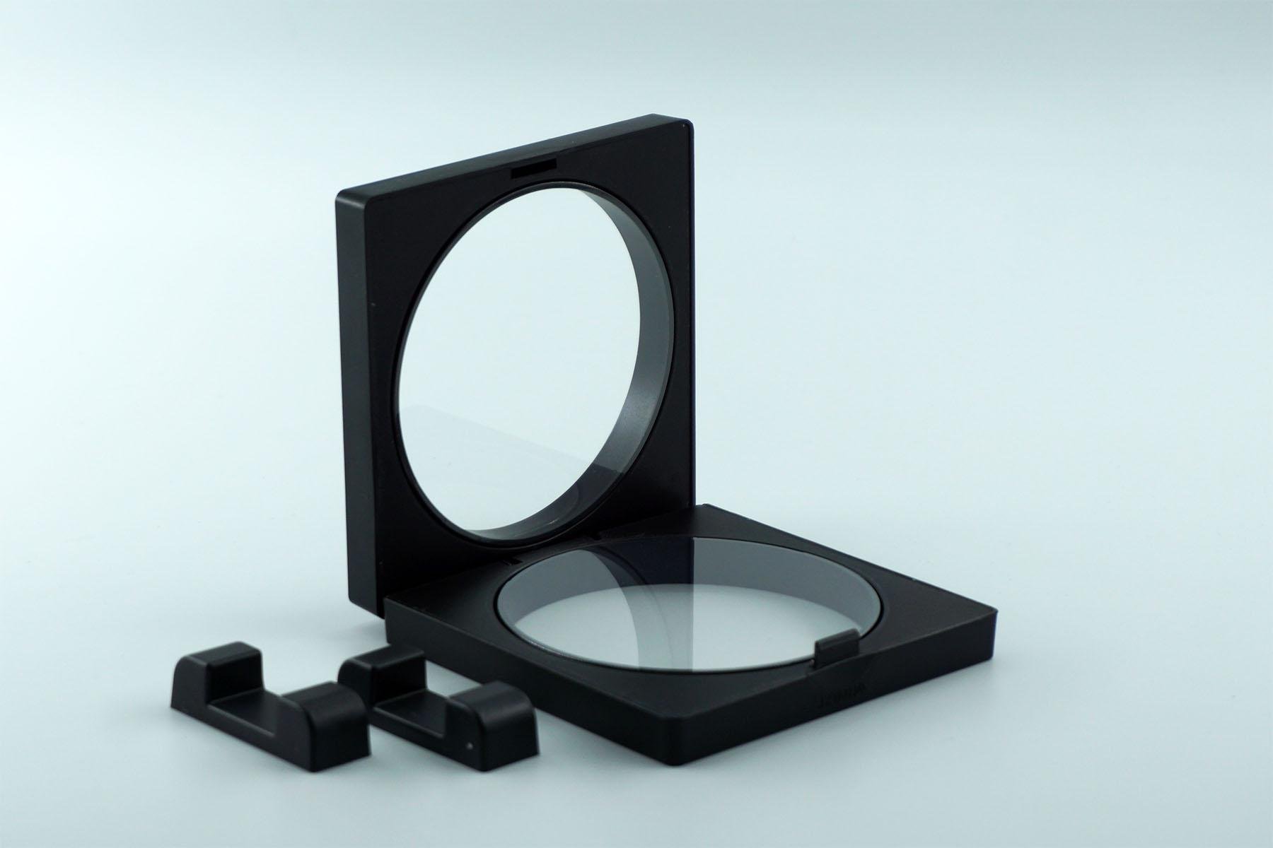 Рамка для монет кругла MINGT 2023 90х90 мм Чорний (4328)