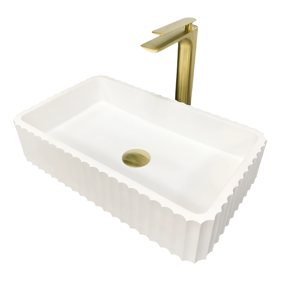 Раковина накладная VBI Florentia White Matt 300x490 мм прямоугольная Белый матовая (RM-VBI-015000)