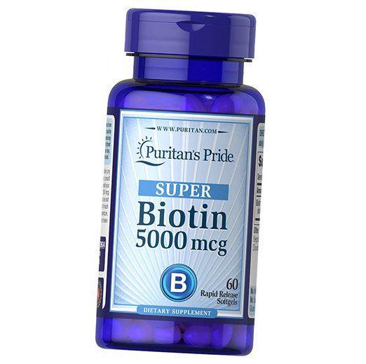 Биотин Super Biotin 5000 60 гел. капс. (36367065)