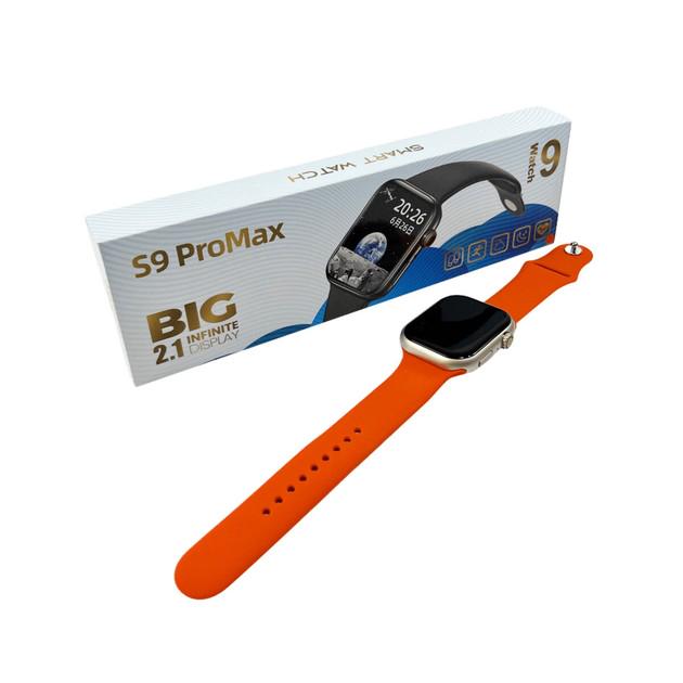 Смарт-часы BIG S9 Pro Max IP65 Orange - фото 5 Смарт-часы BIG S9 Pro Max IP65 Orange - фото 5