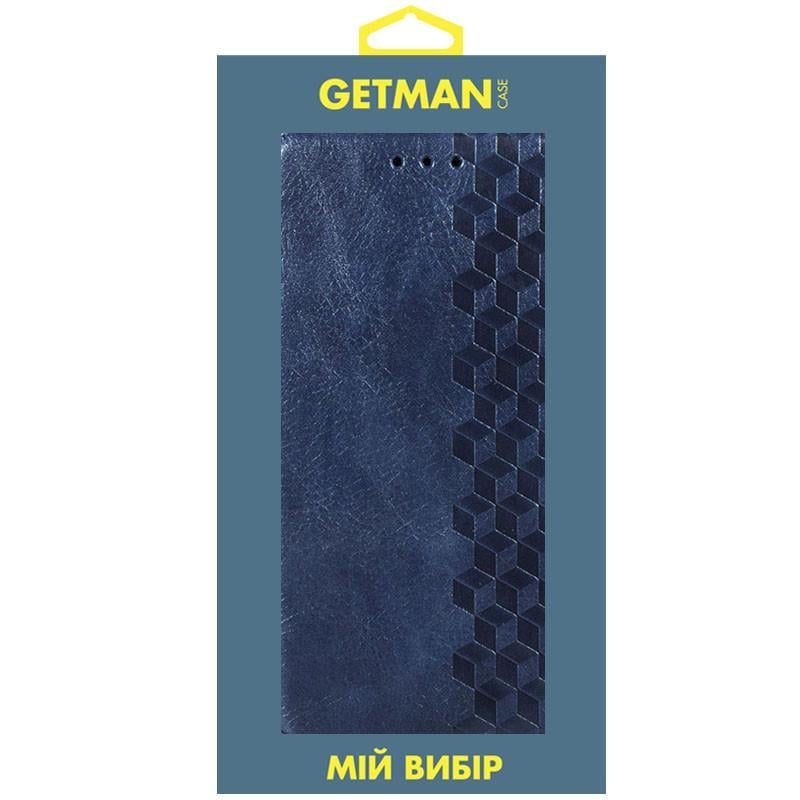 Протиударний шкіряний чохол книжка GETMAN Cubic (PU) для Xiaomi Redmi 9A Синій - фото 5